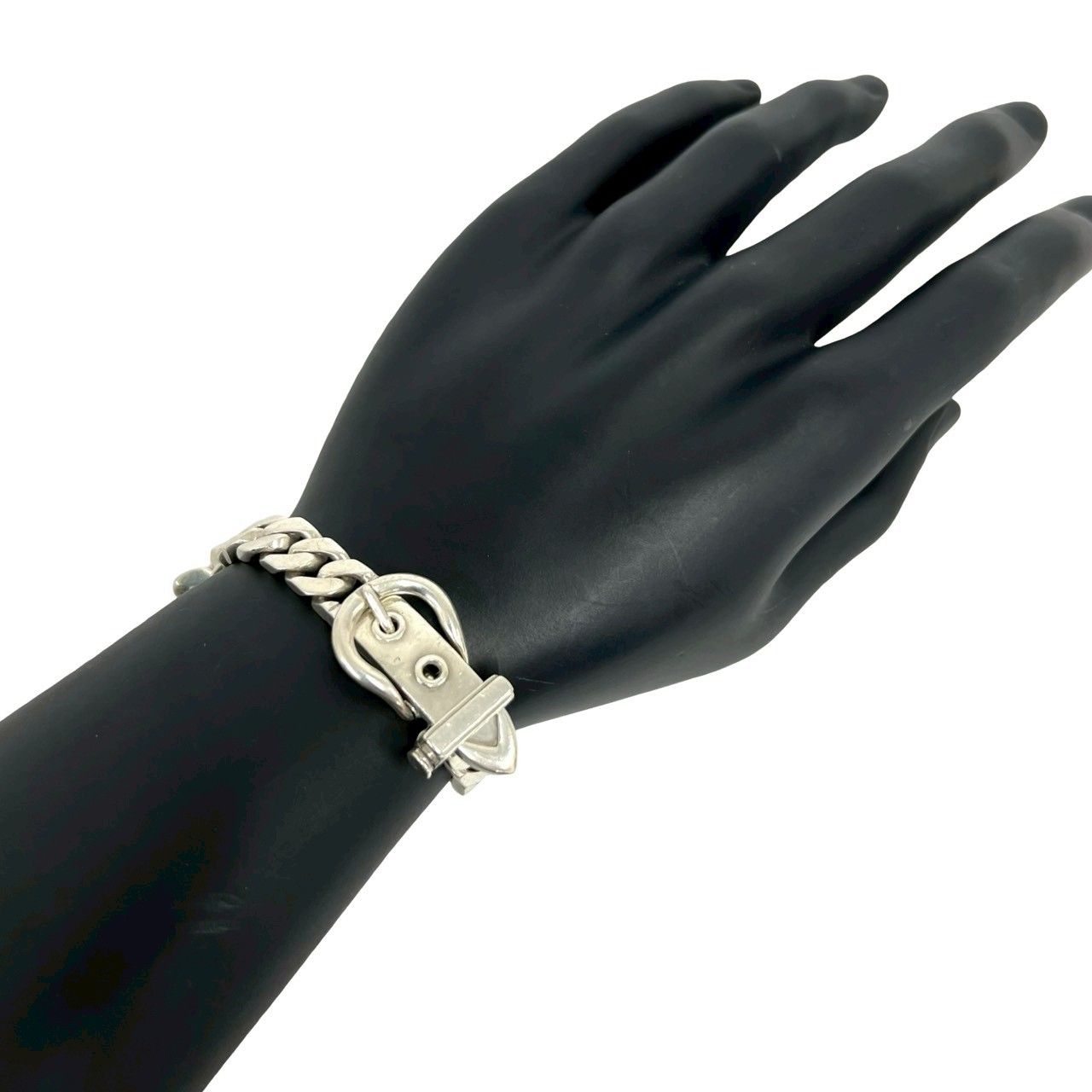Hermes Vintage Book le Cellier PM Bracelet 925 Sterling Silver — view 2