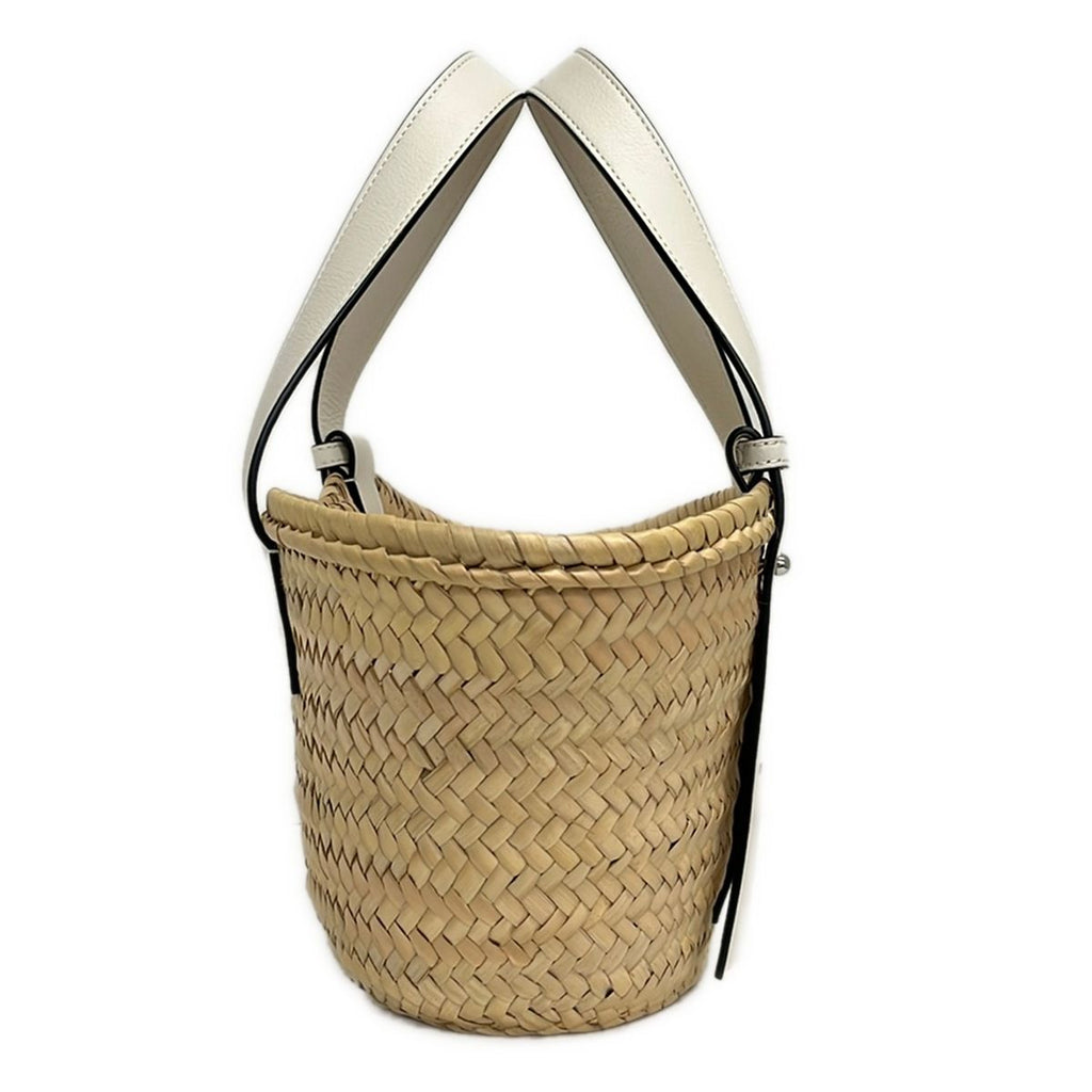 Loewe Tote Basket Natural White Leather — view 4