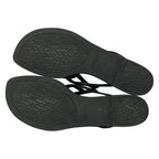 Hermes Sandals 38 Egeri Black Chaine D'ancre — view 4