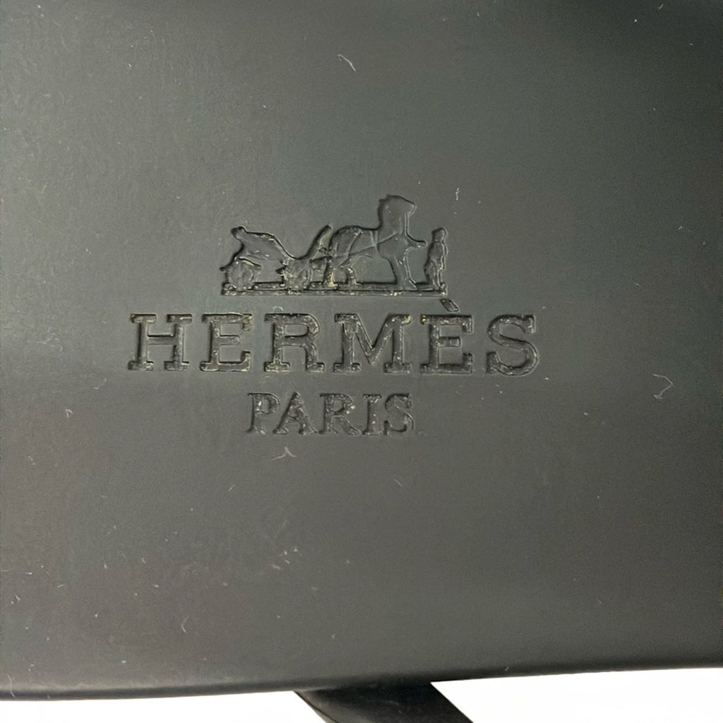 Hermes Sandals 38 Egeri Black Chaine D'ancre — view 5