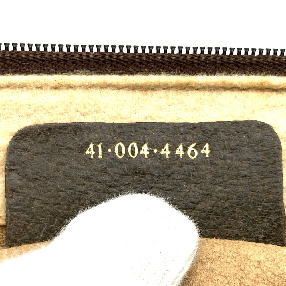 Gucci GG Supreme Sherry Shoulder Bag Brown Vintage — view 8