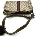 Gucci GG Supreme Sherry Shoulder Bag Brown Vintage — view 4