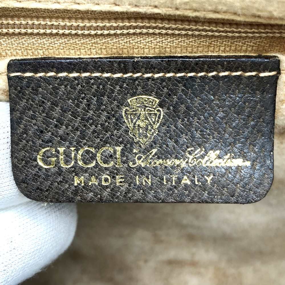 Gucci GG Supreme Sherry Shoulder Bag Brown Vintage — view 7