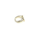Hermes Vintage Horse Shoe Ring 925 Sterling Silver Gold — view 5