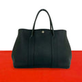 Hermes Garden Party PM Negonda Leather Tote Business Black