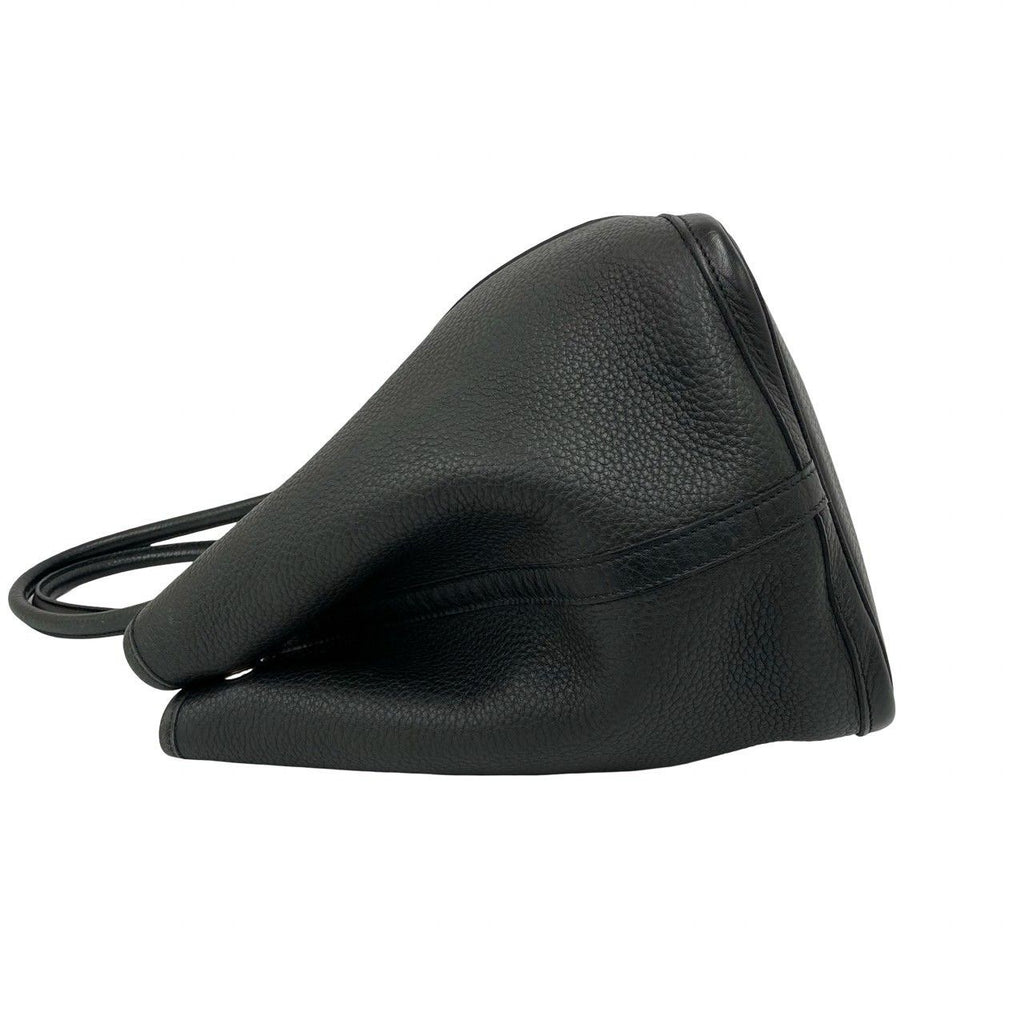 Hermes Garden Party PM Negonda Leather Tote Business Black — view 5