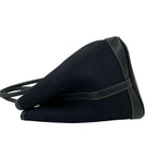 Hermes Garden Party TPM Toile Officier Buffalo Leather 2-Way Shoulder Bag Black — view 5