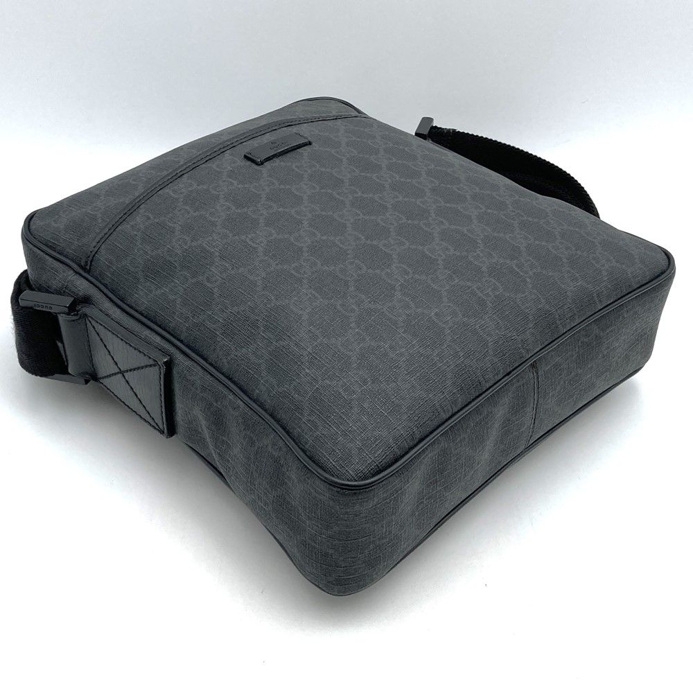 Gucci GG Supreme Shoulder Bag Black — view 3