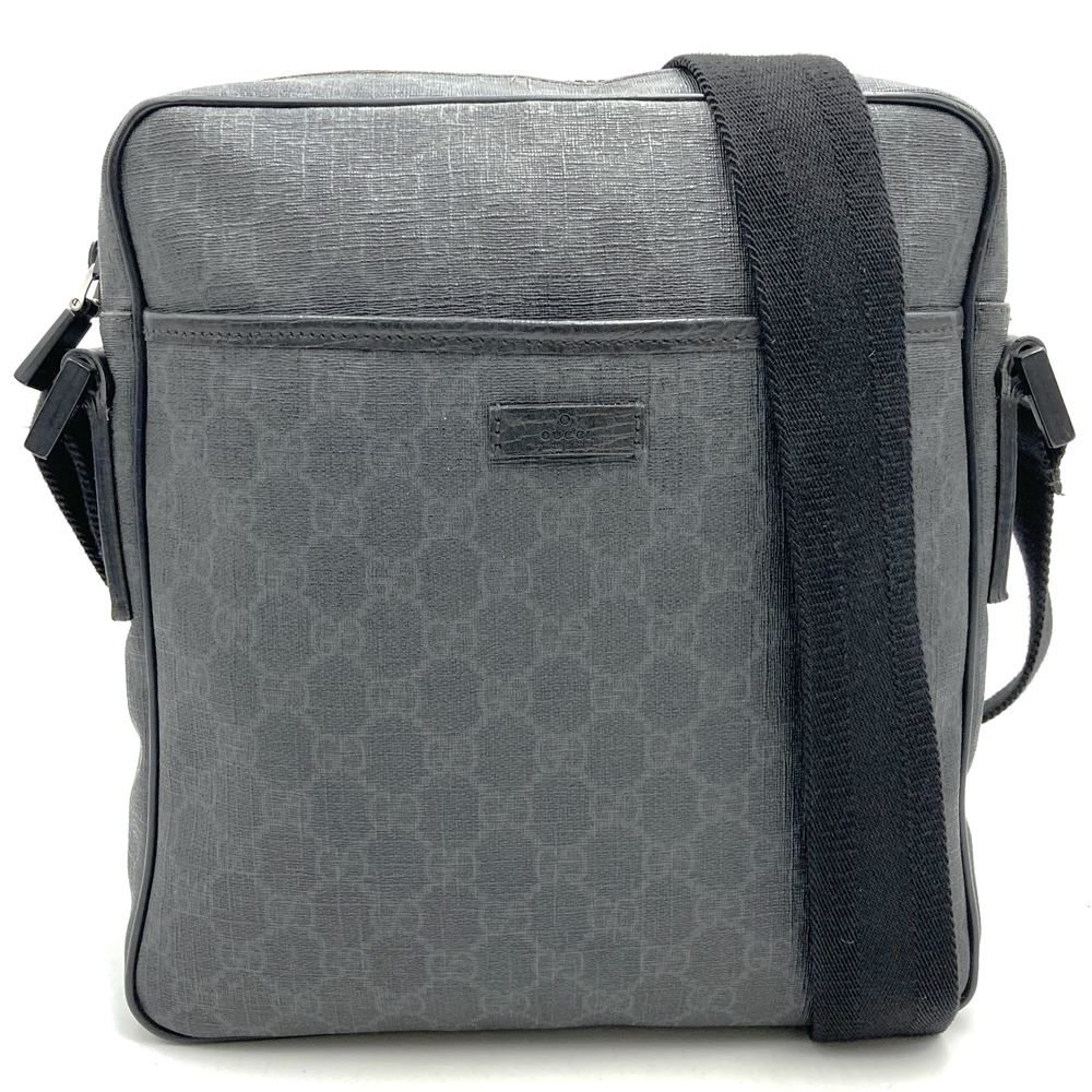 Gucci GG Supreme Shoulder Bag Black