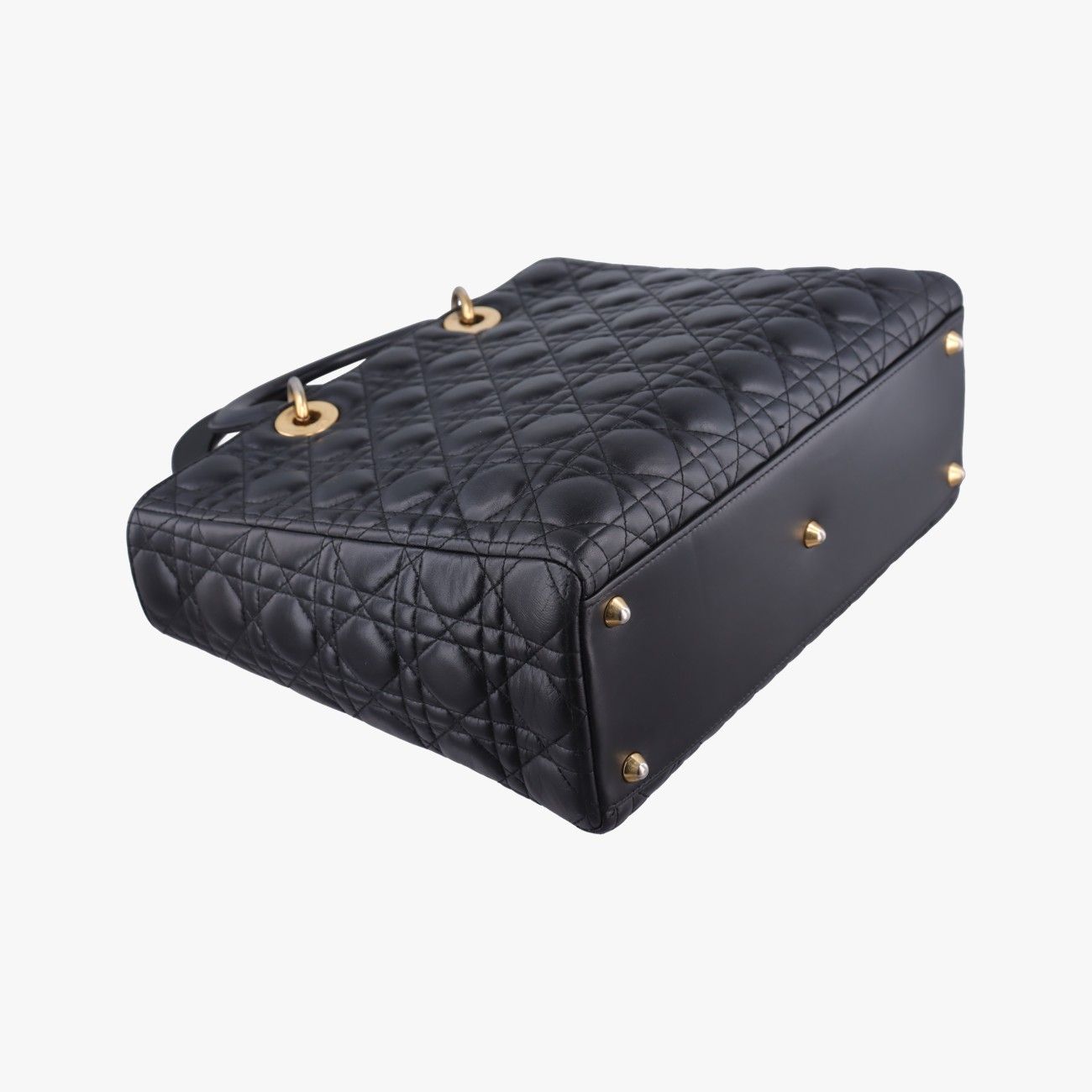Dior Lady Black Lambskin Handbag — view 7