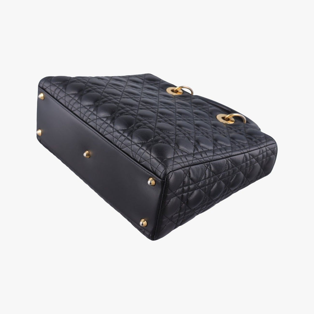 Dior Lady Black Lambskin Handbag — view 6