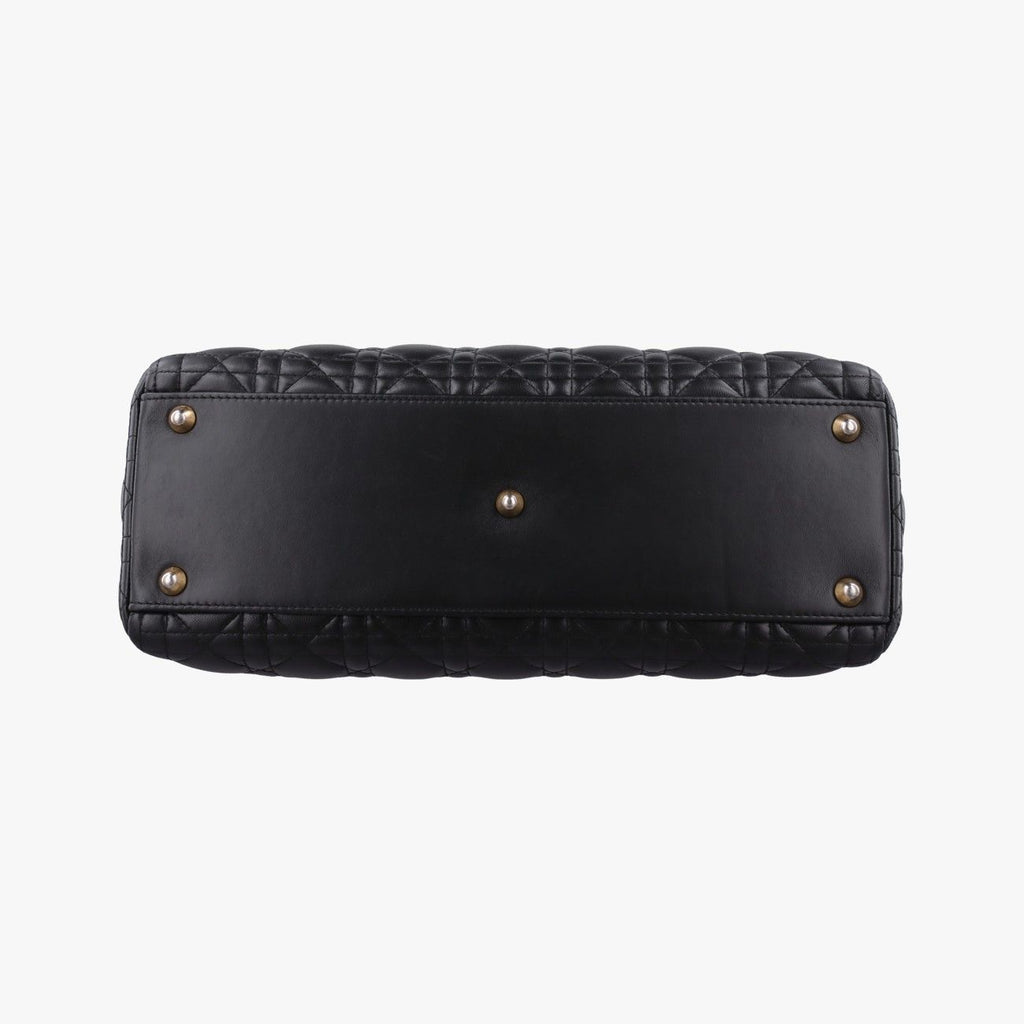 Dior Lady Black Lambskin Handbag — view 3