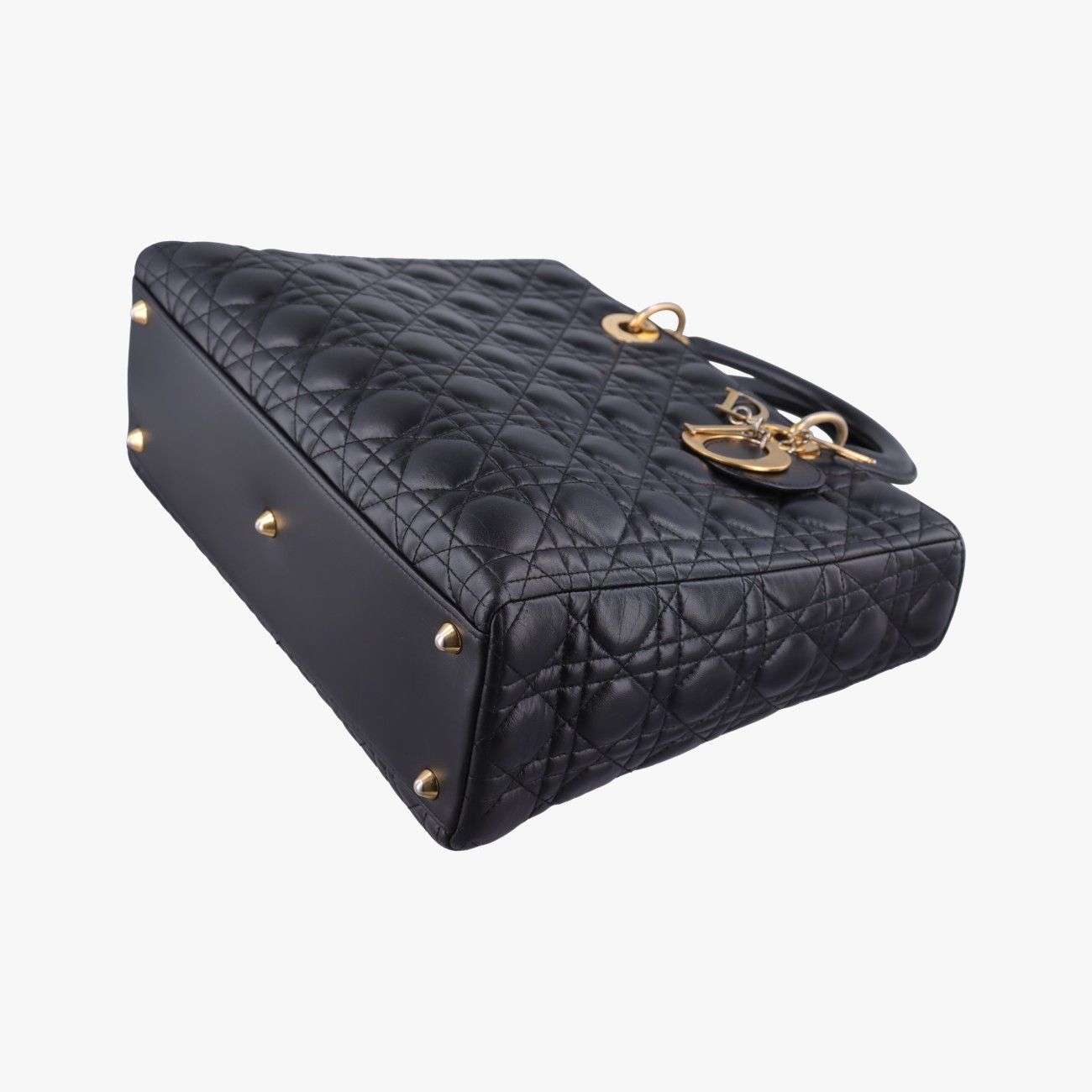 Dior Lady Black Lambskin Handbag — view 4
