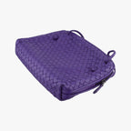 Bottega Veneta Nodini Intrecciato Purple Lambskin Messenger — view 6