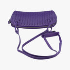 Bottega Veneta Nodini Intrecciato Purple Lambskin Messenger — view 8