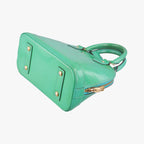 Louis Vuitton Alma BB Blue Lagon Vernis Handbag — view 6