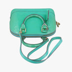 Louis Vuitton Alma BB Blue Lagon Vernis Handbag — view 8