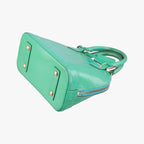 Louis Vuitton Alma BB Blue Lagon Vernis Handbag — view 4