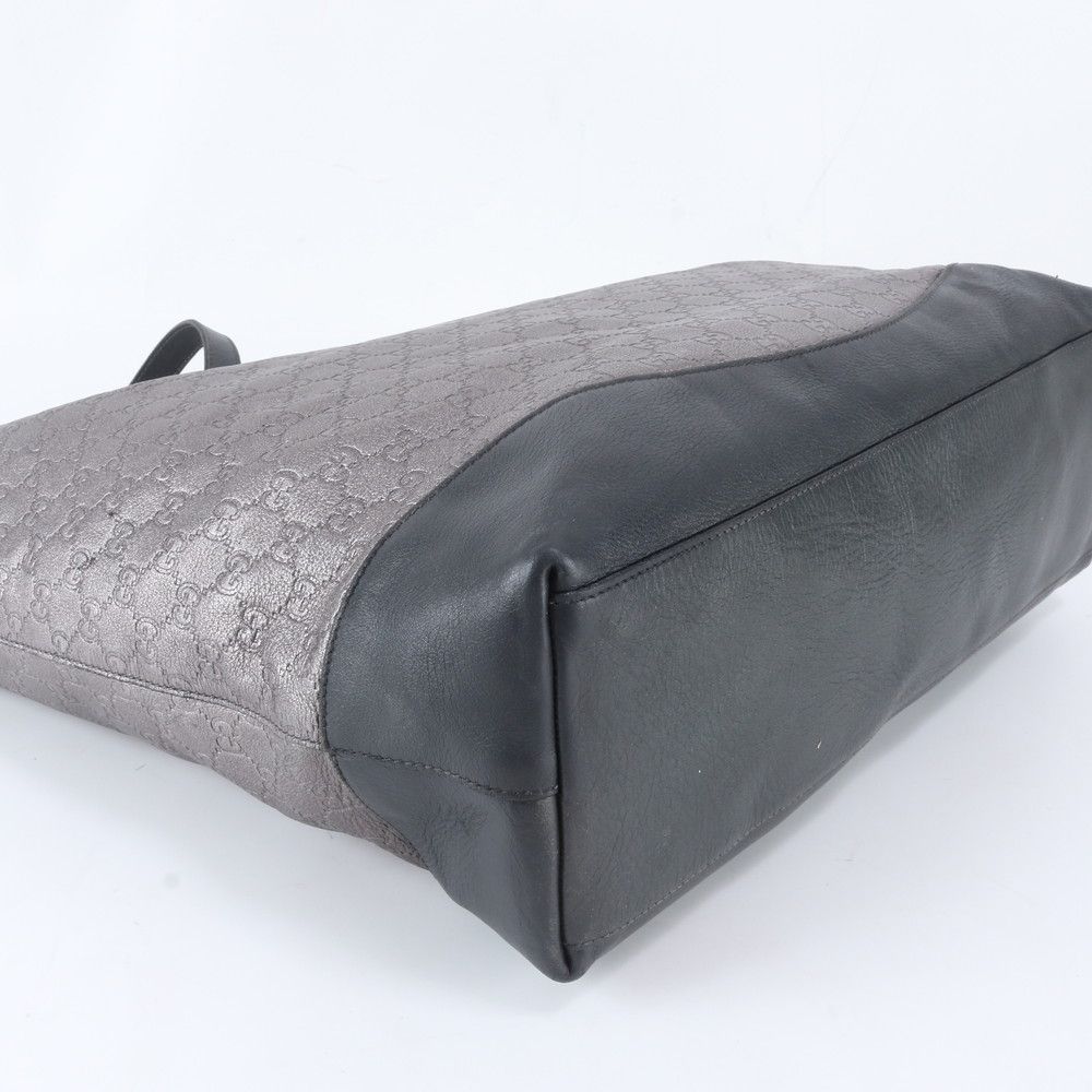 Gucci Guccissima Leather Shoulder Bag Business Document — view 4