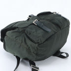 Prada Tessuto Nylon Triangle Logo Leather Backpack — view 5