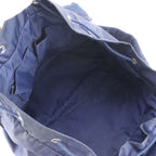 Gucci GG Nylon Leather Backpack Shoulder Bag Navy — view 7