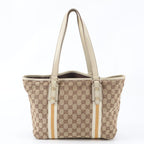 Gucci GG Canvas Leather Tote Shoulder Hand — view 3
