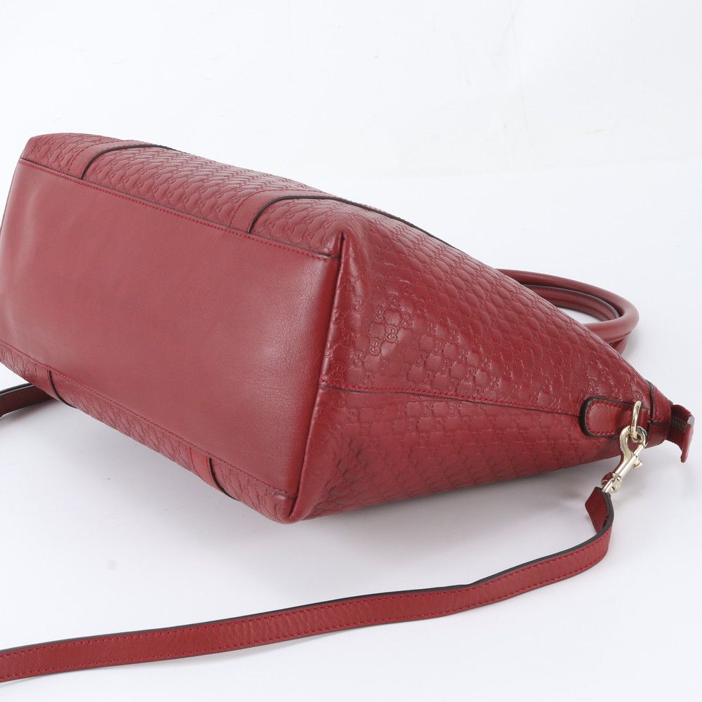 Gucci Micro Guccissima Leather 2-Way Shoulder Bag Crossbody Hand Tote — view 5