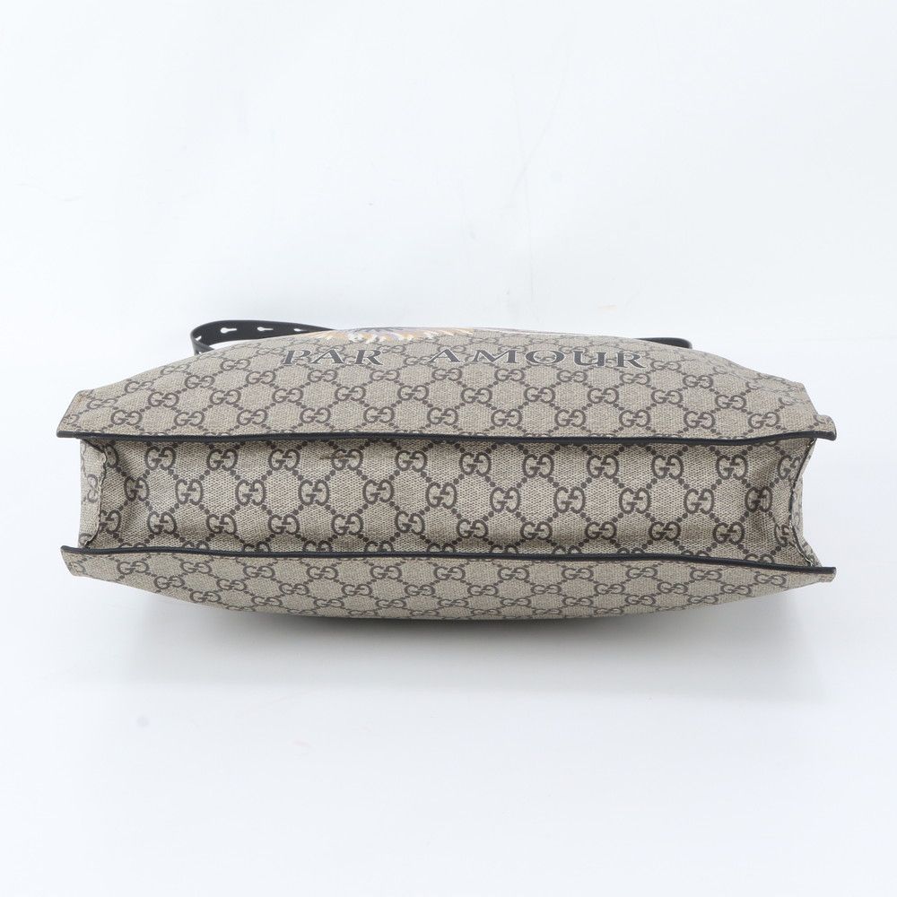 Gucci GG Supreme Tiger Print Leather 2-Way Tote Crossbody Shoulder — view 7