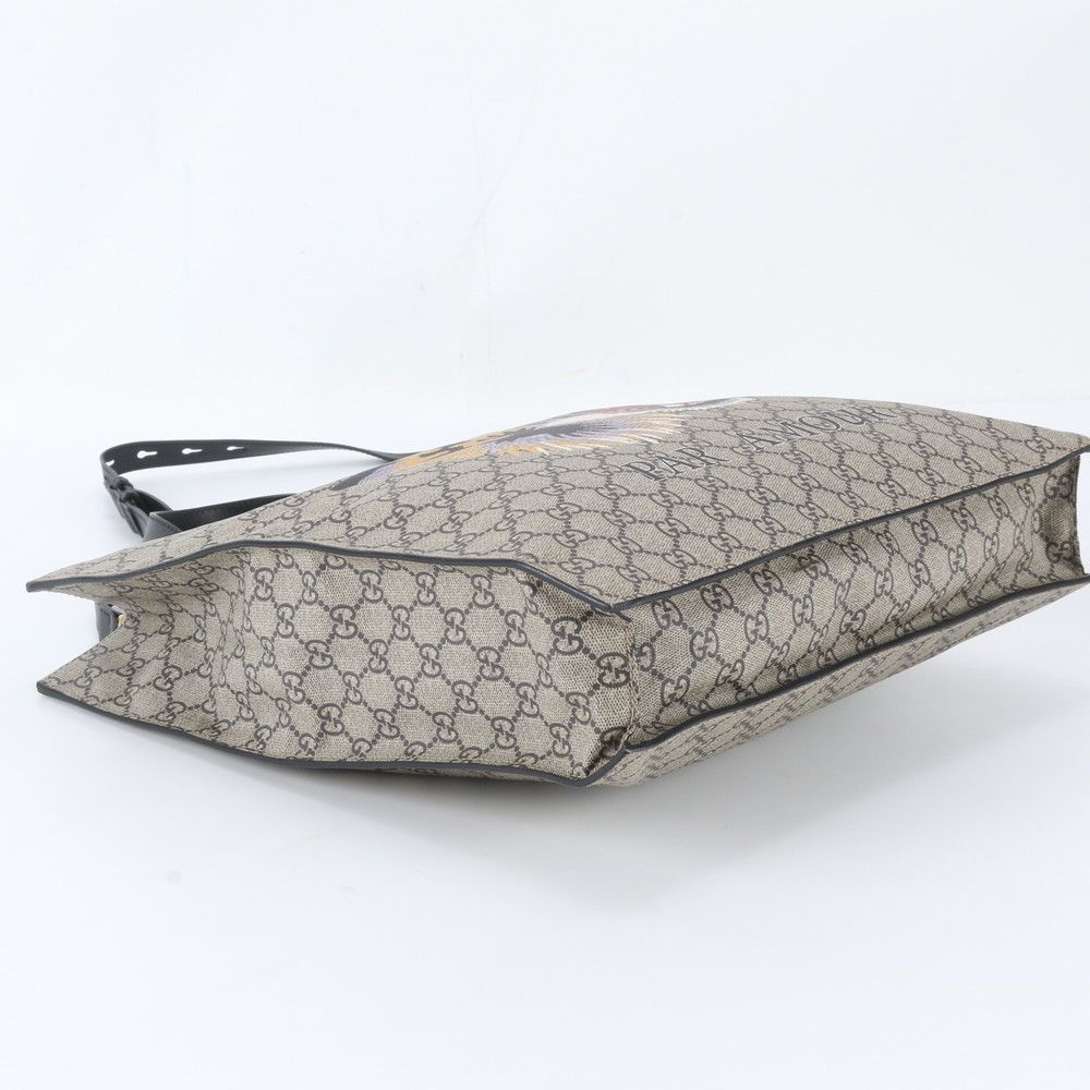 Gucci GG Supreme Tiger Print Leather 2-Way Tote Crossbody Shoulder — view 6