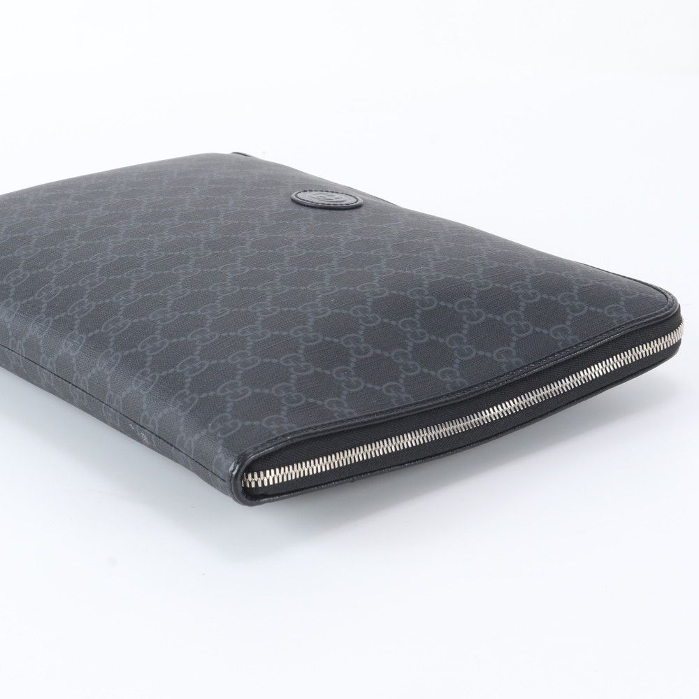 Gucci GG Supreme Leather Clutch Pouch Business — view 3
