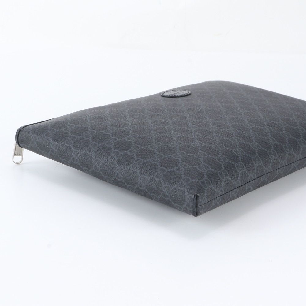 Gucci GG Supreme Leather Clutch Pouch Business — view 4