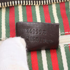 Gucci GG Canvas New Brit Leather Shoulder Bag Crossbody Hand Tote — view 9