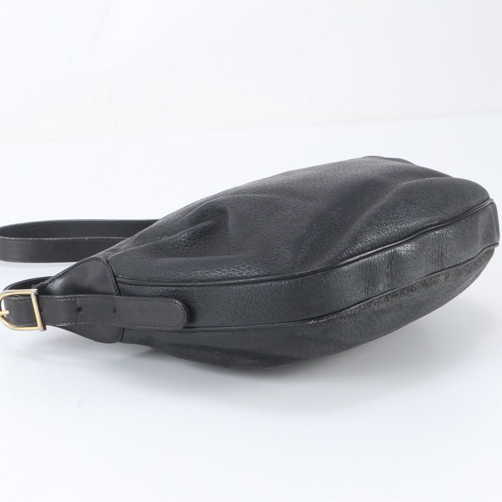Gucci Vintage 001 256 Leather Shoulder Bag Black — view 5