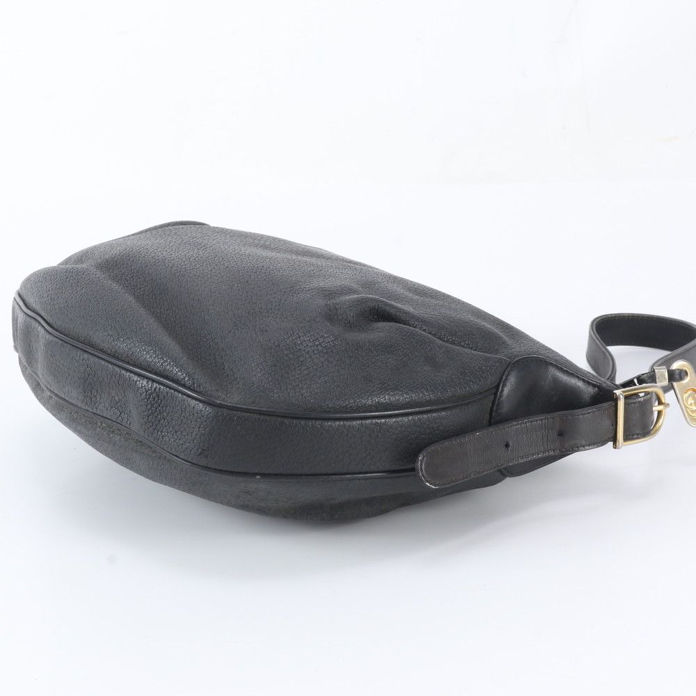 Gucci Vintage 001 256 Leather Shoulder Bag Black — view 4