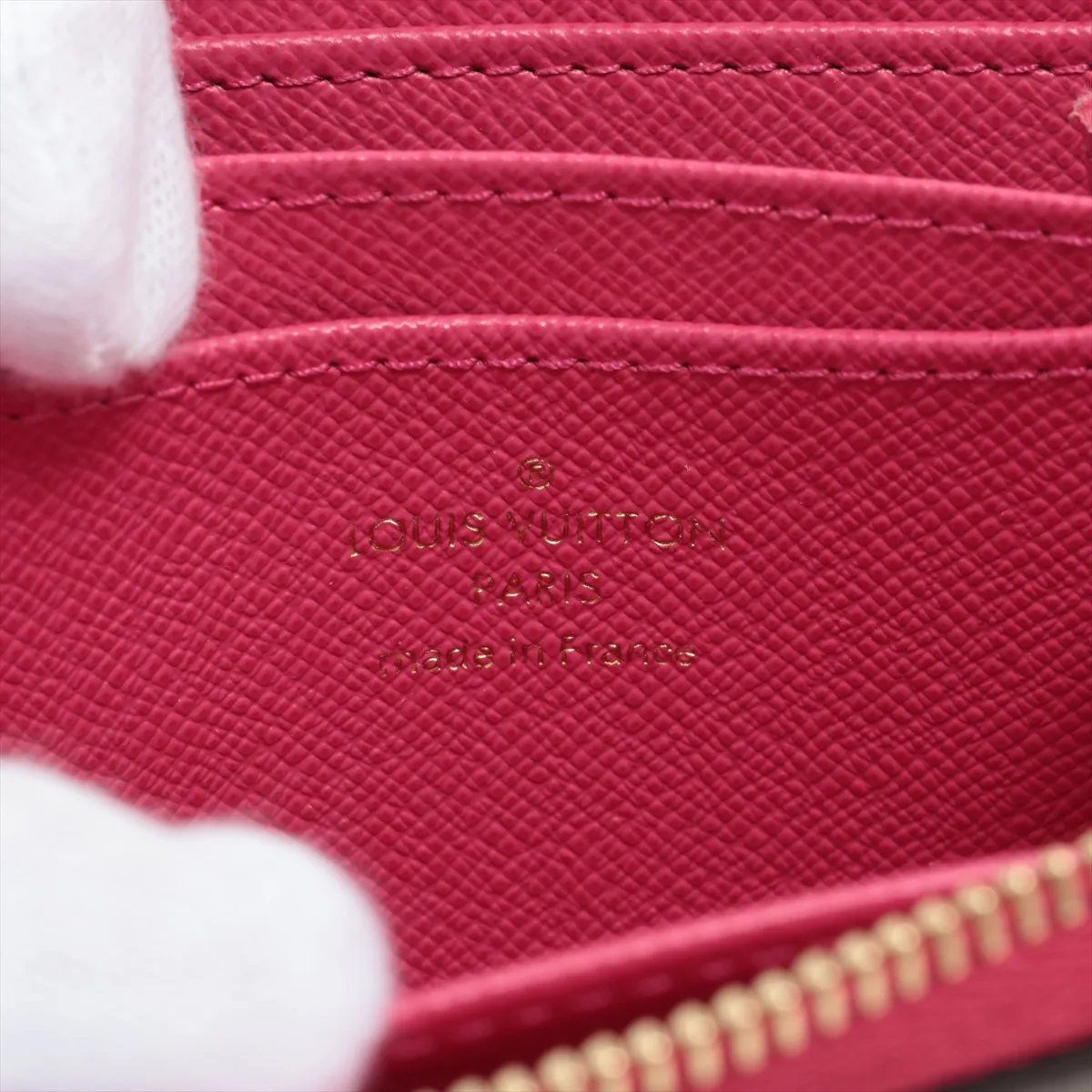 Louis Vuitton Monogram Zippy Coin Purse Leather Case — view 7