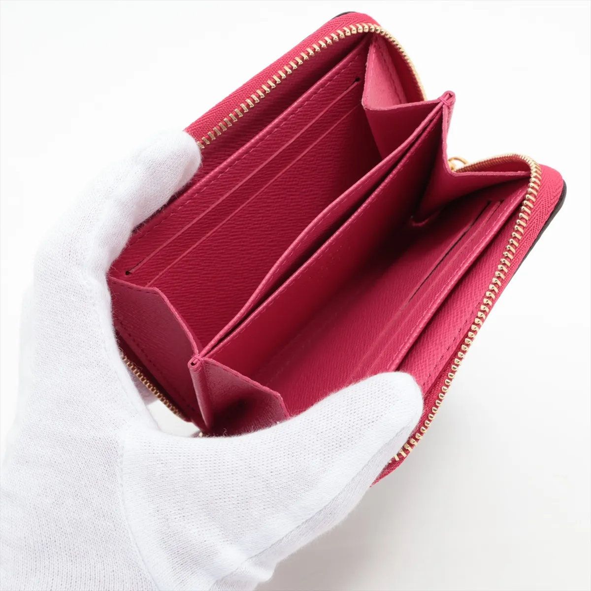 Louis Vuitton Monogram Zippy Coin Purse Leather Case — view 3