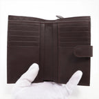 Bottega Veneta Intrecciato Leather Bifold Wallet Brown — view 3