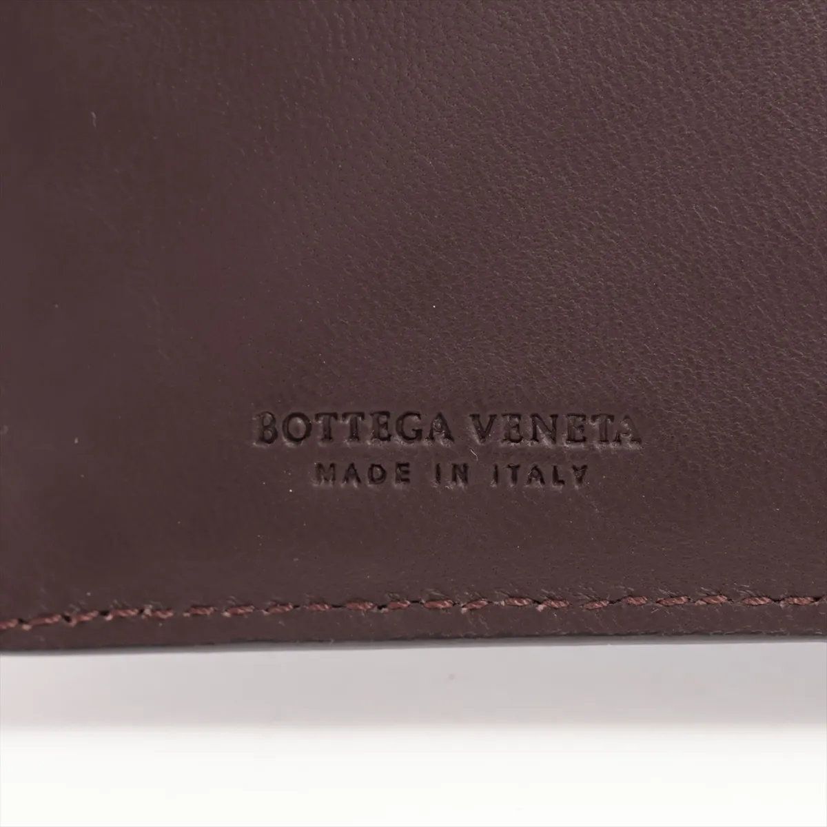 Bottega Veneta Intrecciato Leather Bifold Wallet Brown — view 8