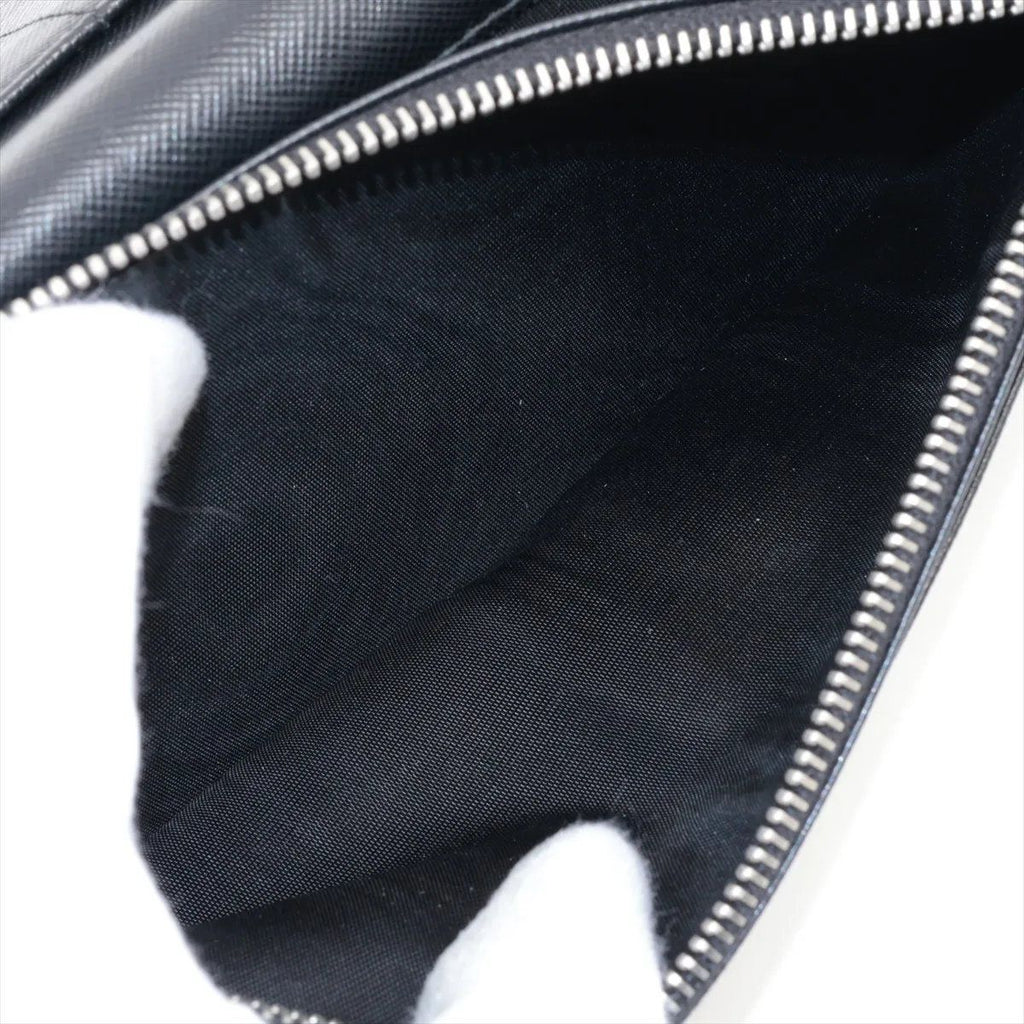 Prada Saffiano Leather Wallet Bifold Black — view 6