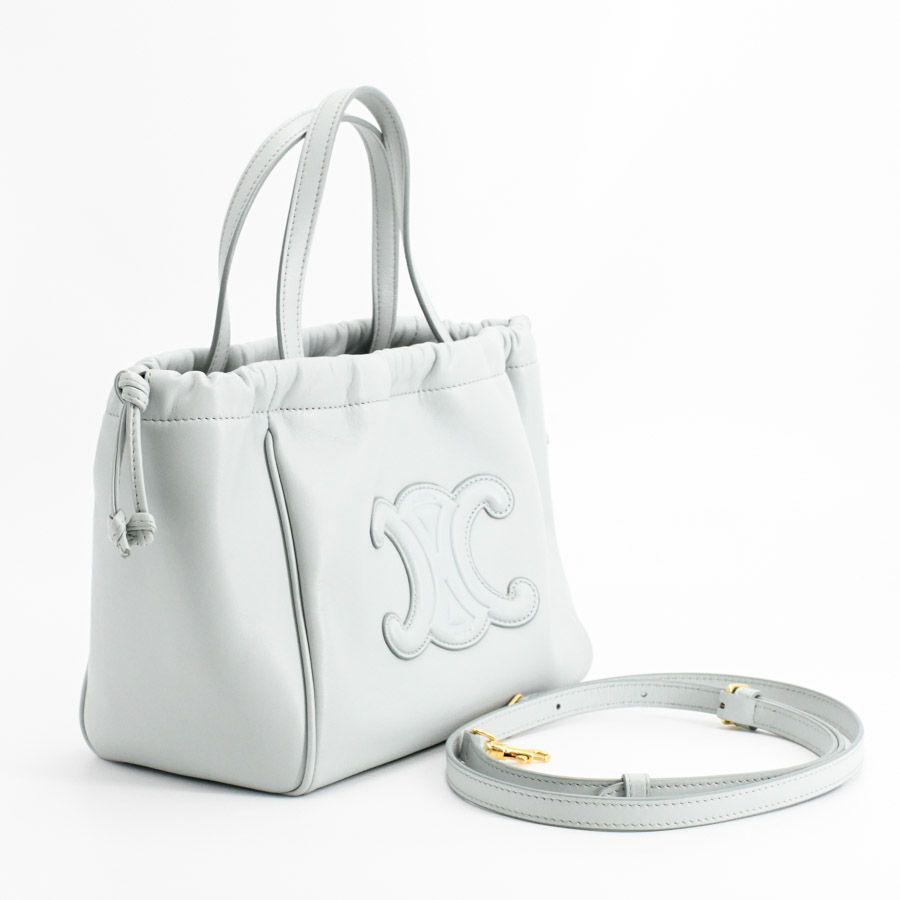Celine Handbag Small Bag Drawstring Cuir Triomphe — view 2