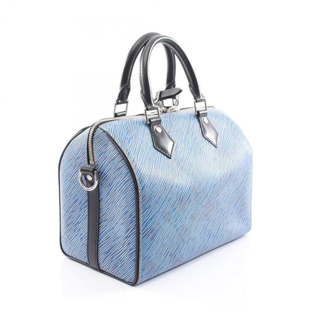 Louis Vuitton Handbag Speedy Bandouliere 25 2-Way Blue Leather — view 2