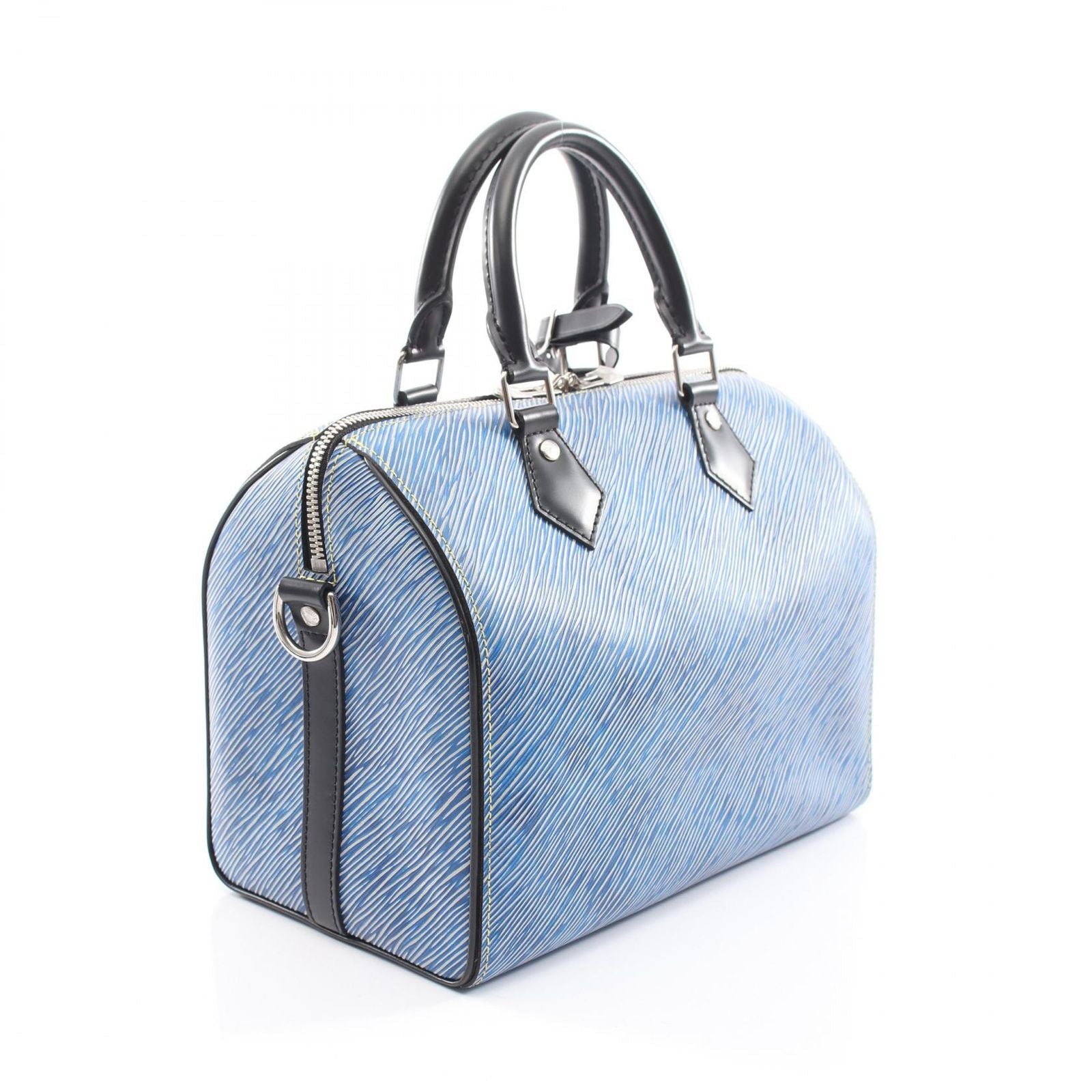 Louis Vuitton Handbag Speedy Bandouliere 25 2-Way Blue Leather — view 2