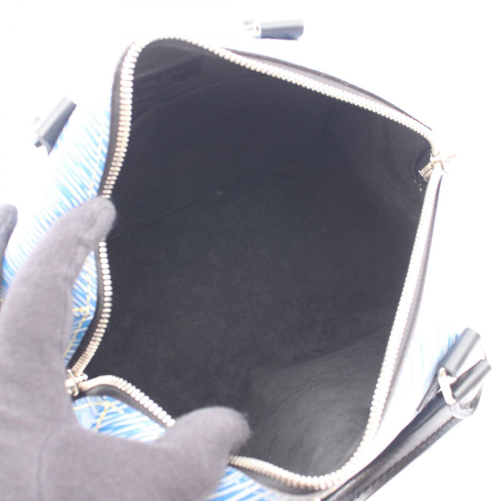 Louis Vuitton Handbag Speedy Bandouliere 25 2-Way Blue Leather — view 3