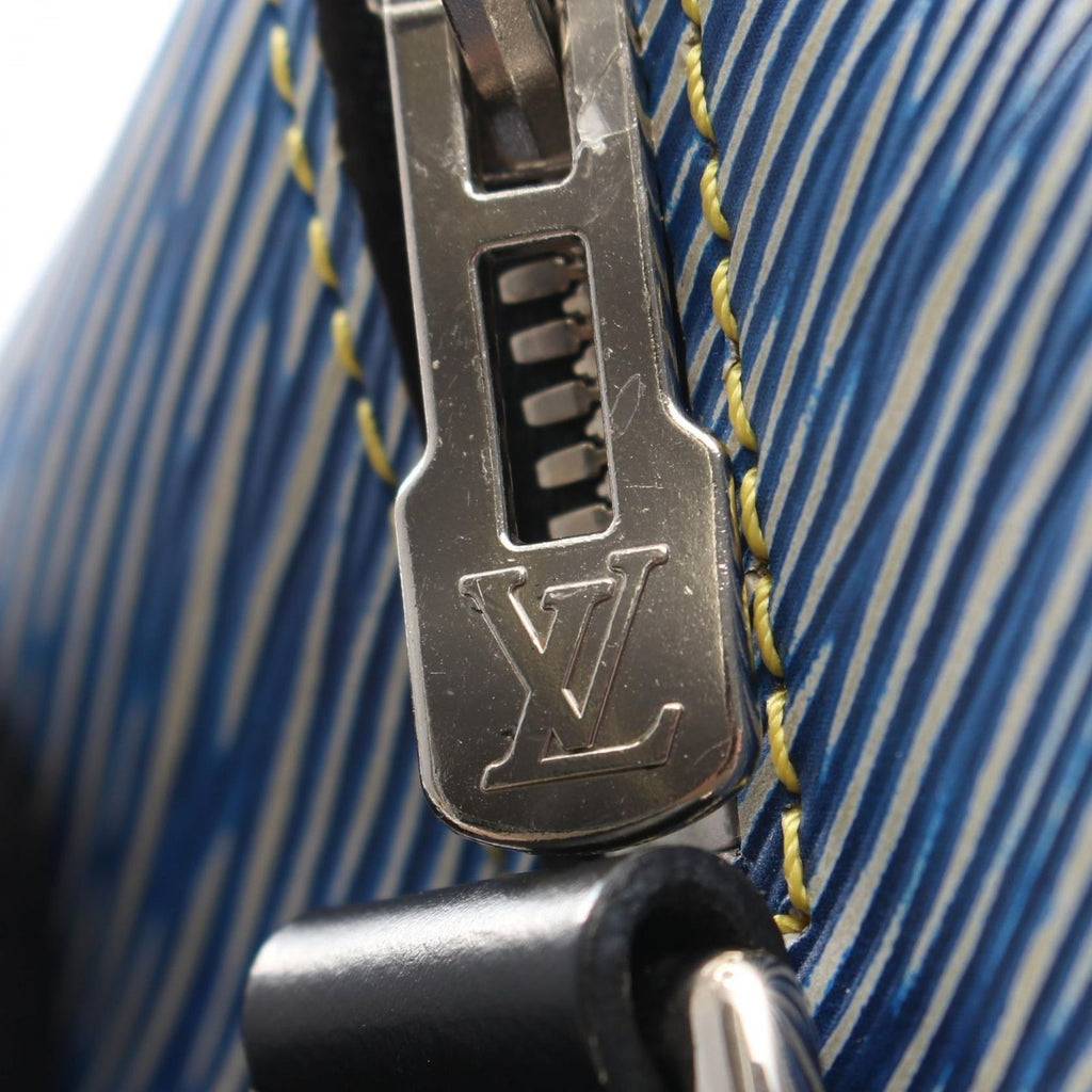 Louis Vuitton Handbag Speedy Bandouliere 25 2-Way Blue Leather — view 7
