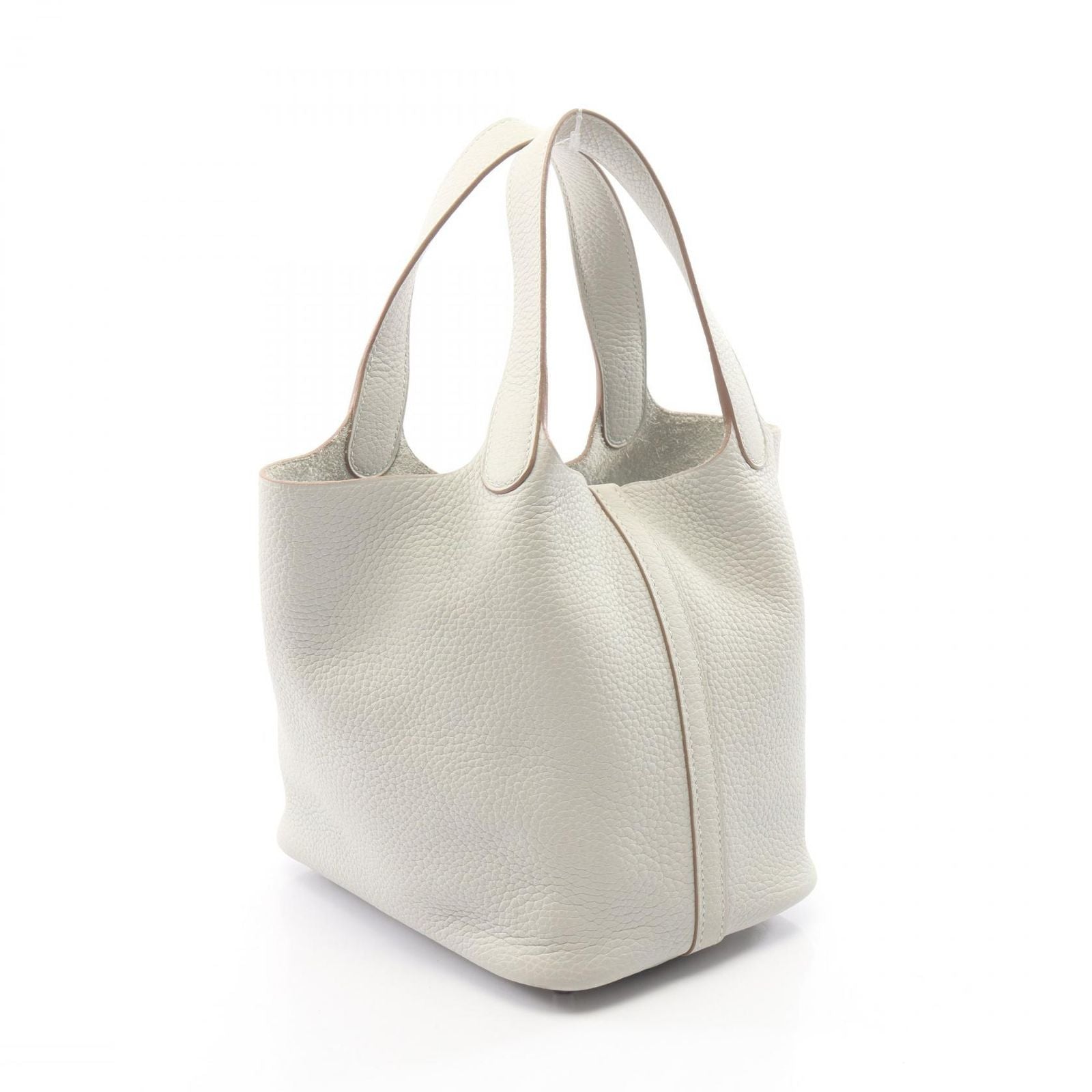 Hermes Handbag Picotin Lock PM Pearl Gray — view 2