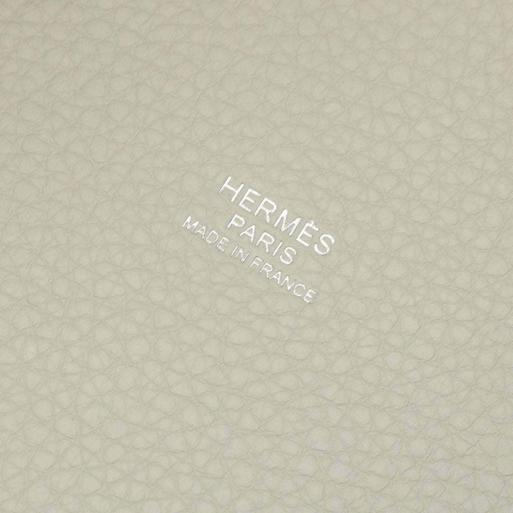 Hermes Handbag Picotin Lock PM Pearl Gray — view 4