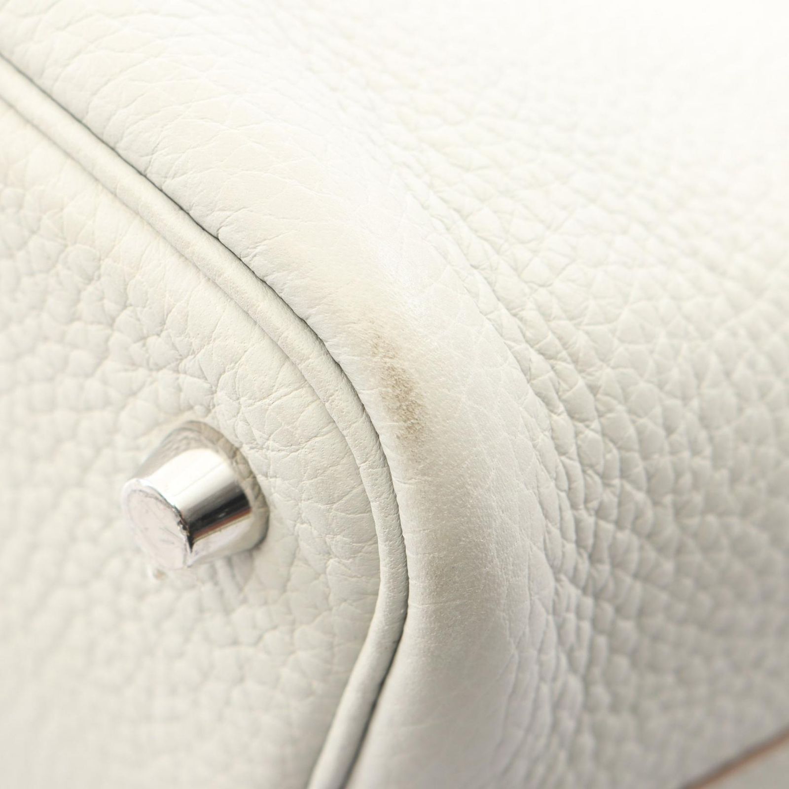Hermes Handbag Picotin Lock PM Pearl Gray — view 8