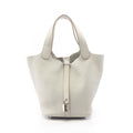 Hermes Handbag Picotin Lock PM Pearl Gray