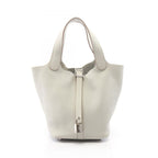 Hermes Handbag Picotin Lock PM Pearl Gray