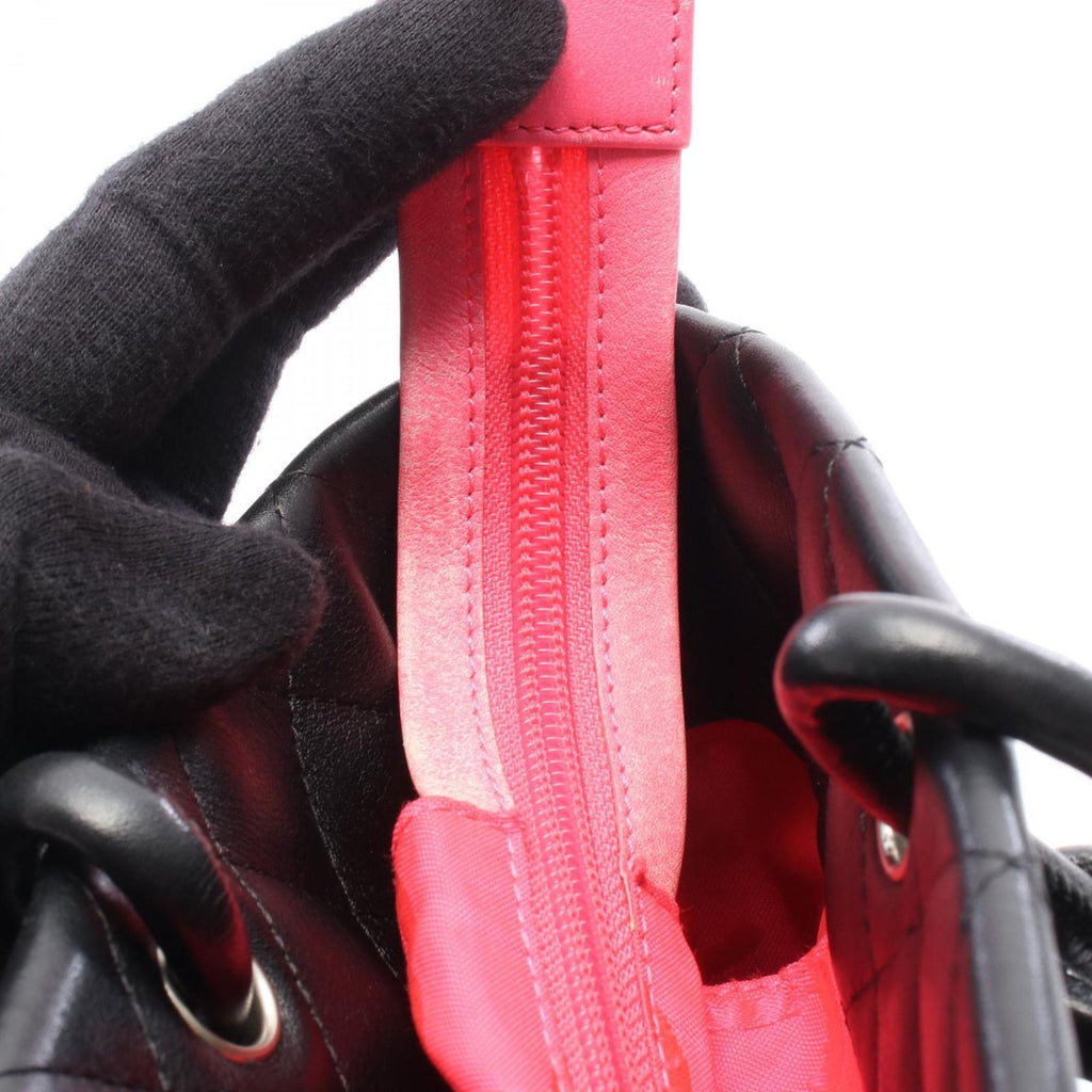 Chanel Tote Cambon Line Black Lambskin — view 8